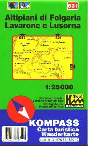 , Carta turistica 1:25.000 n.631 Folgaria