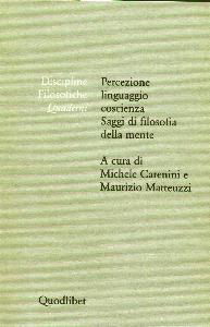CARENINI-MATTEUZZI, Percezione linguaggio coscienza