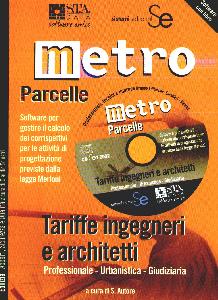 AA.VV., Metro parcelle tariffe ingegneri e architetti