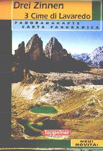, Tre Cime di Lavaredo. Carta panoramica