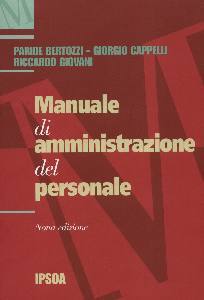 BERTOZZI-CAPPELLI-.., Manuale di amministrazione del personale