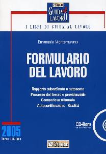 MONTEMARANO EMANUELE, Formulario del lavoro