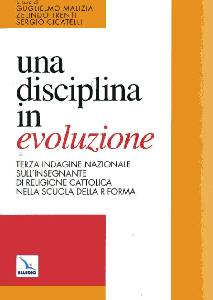 AA.VV., Una disciplina in evoluzione. Gli insegnanti IRC