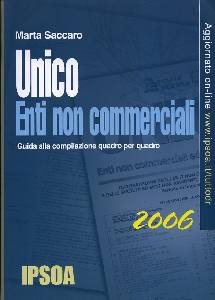 SACCARO MARTA, Unico Enti non commerciali 2006