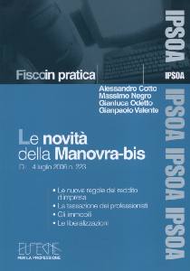 AA.VV., Le novit� della manovra bis