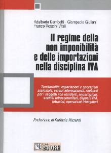 AA.VV., Regime della non imponibilit� e delle importazioni