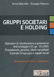 HOLZMILLER - REBECCA, Gruppi societari e holding