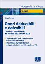 MINNUCCI GIORGIO, Oneri deducibili e detraibili