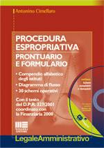 CIMELLARO ANTONINO, Procedura espropriativa. Prontiuario e formulario