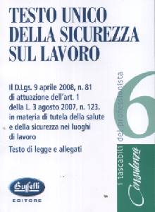 AA.VV., Testo unico della sicurezza sul lavoro