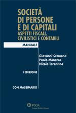 AA.VV., Societ� di persone e di capitali - Manuale -