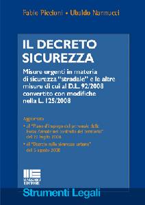 PICCIONI - NANNUCCI, Il decreto sicurezza