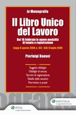 RAUSEI PIERLUIGI, Il Libro unico del lavoro.Nuove modalit� di tenuta