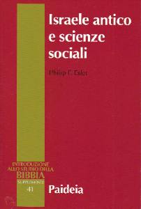 ESLER PHILIP, Israele antico e scienze sociali