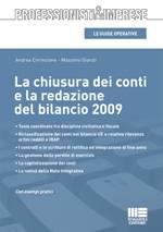 CIRRINCIONE, La chiusura dei conti e redazione bilancio 2010