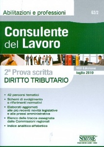 SIMONE, Consulente del lavoro 2� prova scritta