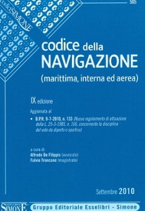 DE FILIPPIS-TRONCONE, Codice della Navigazione.Interna marittima aerea