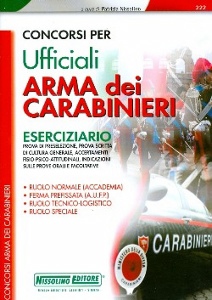 NISSOLINO PATRIZIA, Ufficiali arma dei carabinieri. Esercizioario
