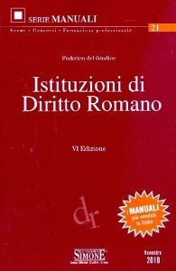 DEL GIUDICE, ISTITUZIONI DI DIRITTO ROMANO  (N�21)