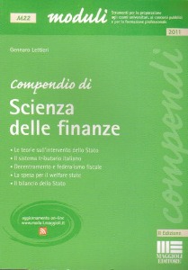 LETTIERI GENNARO, Compendio di scienza delle finanze Bilancio stato