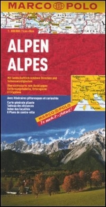 MARCO POLO, Alpi carta 1:800.000