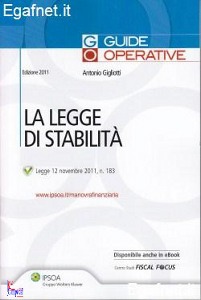 GIGLIOTTI ANTONIO, La legge di stabilit�