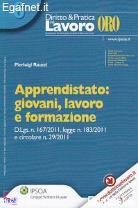 RAUSEI PIERLUIGI, Apprendistato giovani lavoro e formazione