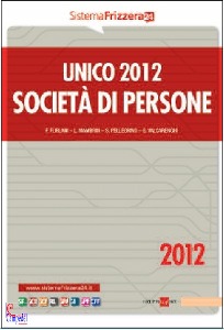FURLANI - MANBRIN..., Unico 2012 societ� di persone.
