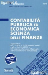 SIMONE, Contabilit� pubblica ed economica Scienza finanze