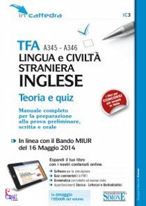 AA.VV., TFA A345 - A346 Lingua e civilt� straniera INGLESE