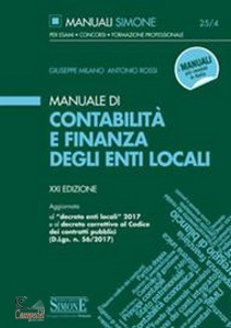 ROSSI ANTONIO, Manuale di contabilit� e finanza degli enti locali