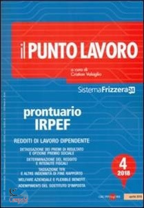 VALSIGLIO CRISTIAN, Prontuario IRPEF - Punto lavoro 4-2018 Frizzera