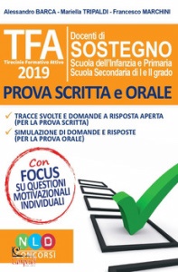 BARCA ALESSANDRO, TFA Sostegno.  prova scritta e orale