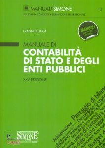 DE LUCA GIANNI, Manuale di Contabilit� di Stato e  Enti Pubblici