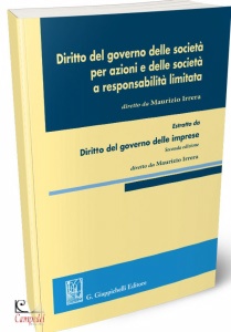 IRRERA MAURIZIO, Diritto del governo delle societ� per azioni e ...