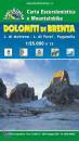 , Carta dei sentieri n�13 Dolomiti di Brenta
