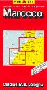 , Marocco. carta stradale 1:800.000