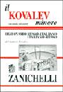 KOVALEV, DIZIONARIO RUSSO ITALIANO RUSSO Minore