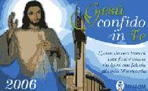 CALENDARIO, Ges� confido in te 2006