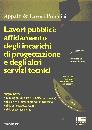 PINI MICHELE, Lavori pubblici: affidamento incarichi proget. e