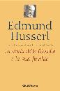 HUSSERL EDMUND, La storia della filosofia e la sua finalit�