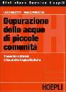MASOTTI-VERLICCHI, Depurazione delle acque di piccole comunit�