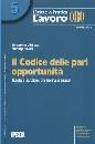 DI BIASE - RAUSEI, Il codice delle pari oppurtinit�