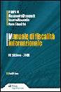 AA.VV., Manuale di fiscalit� internazionale 2008