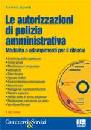 LINGUANTI SAVERIO, Le autorizzazioni di polizia amministrativa