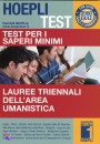 HOEPLI, Test per i saperi minimi. Laure triennali