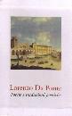 DA PONTE LORENZO, Poesie e traduzioni poetiche