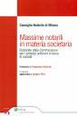 CONSIGLIO NOTARILE, Massime notarili in materia societaria