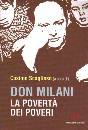 SCAGLIOSO COSIMO, Don Milani La povert� dei poveri