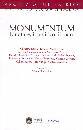 AA.VV., Monumentum l